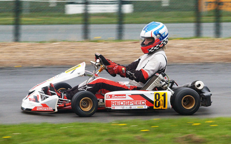 Bo Sørensen scorer topresultater i Dansk Super Kart (DSK).